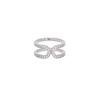 Bague d'occasion DINH VAN Maillon L femme or blanc 750/1000