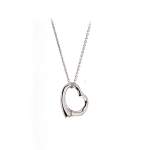Collier d'occasion TIFFANY & CO Elsa Peretti Open Heart femme platine 950/1000 - vue 1
