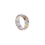 Bague d'occasion VAN CLEEF & ARPELS Bandeau femme argent 925/1000 or jaune 750/1000 or rose 750/1000 - vue 1