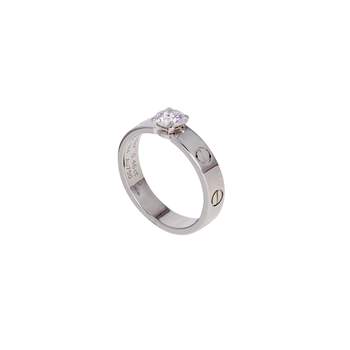 Bague d'occasion CARTIER Love femme or blanc 750/1000