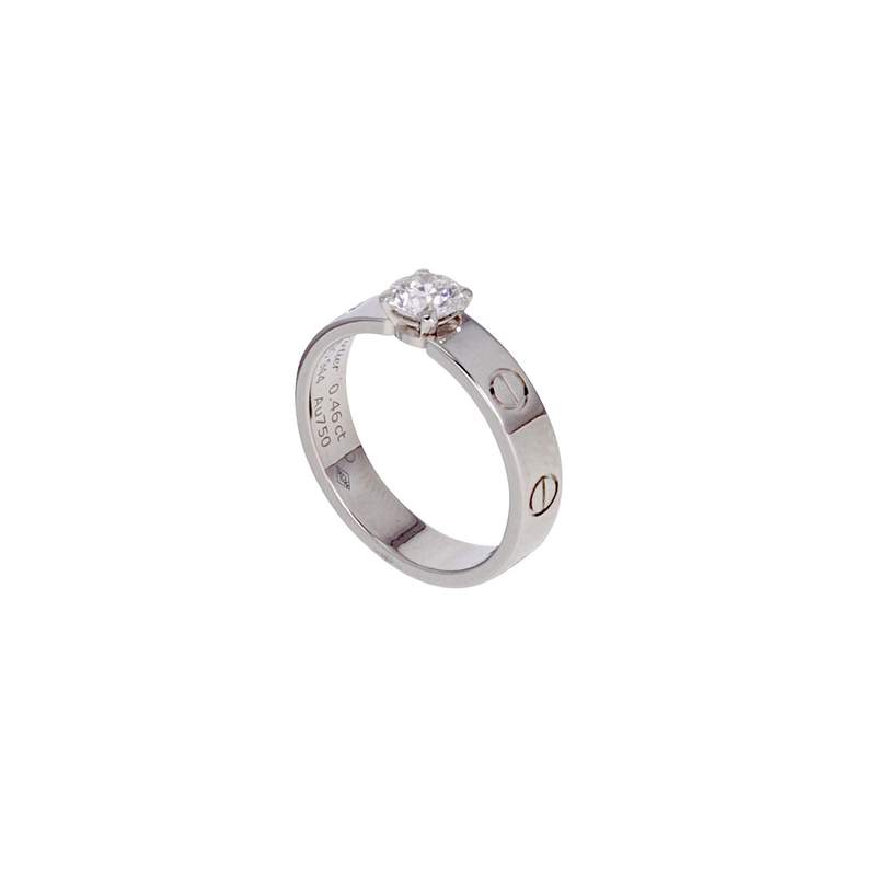 Bague d'occasion CARTIER Love femme or blanc 750/1000 - vue 1