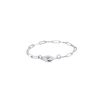 Bracelet d'occasion DINH VAN Menottes R12 mixte or blanc 750/1000