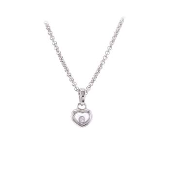 Collier d'occasion CHOPARD Happy Diamonds PM femme or blanc 750/1000