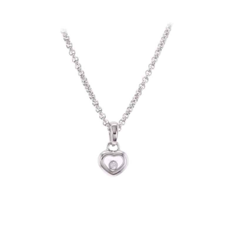 Collier d'occasion CHOPARD Happy Diamonds PM femme or blanc 750/1000 - vue 1