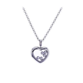 Collier d'occasion CHOPARD Happy Diamonds 5 Diamants femme or blanc 750/1000
