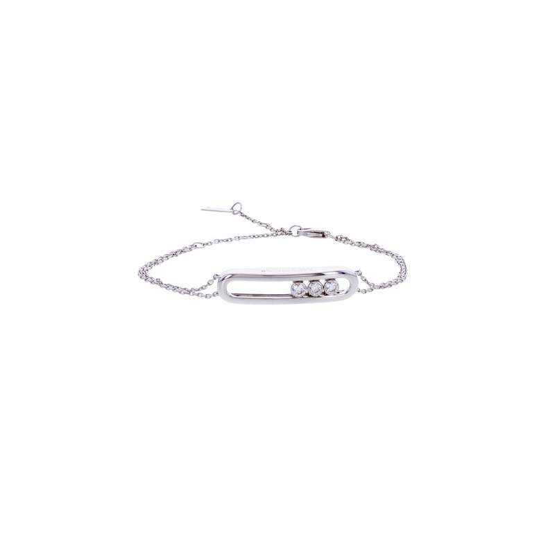 Bracelet d'occasion MESSIKA Move Classique femme or blanc 750/1000 - vue 1