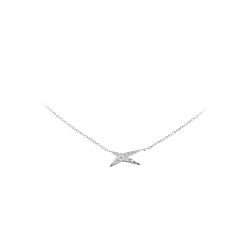 Collier d'occasion MAUBOUSSIN Valentin For You femme or blanc 750/1000 - vue 1