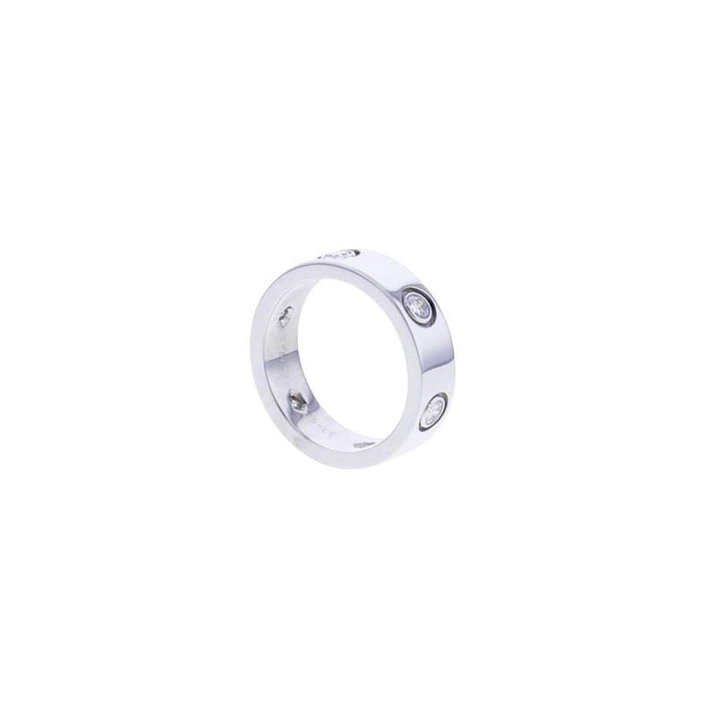 Bague d'occasion CARTIER Love 6 Diamants femme or blanc 750/1000 - vue 1