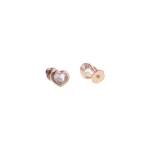 Boucles-oreilles d'occasion CHOPARD Happy Diamonds Icons or rose 750/1000 - vue 1