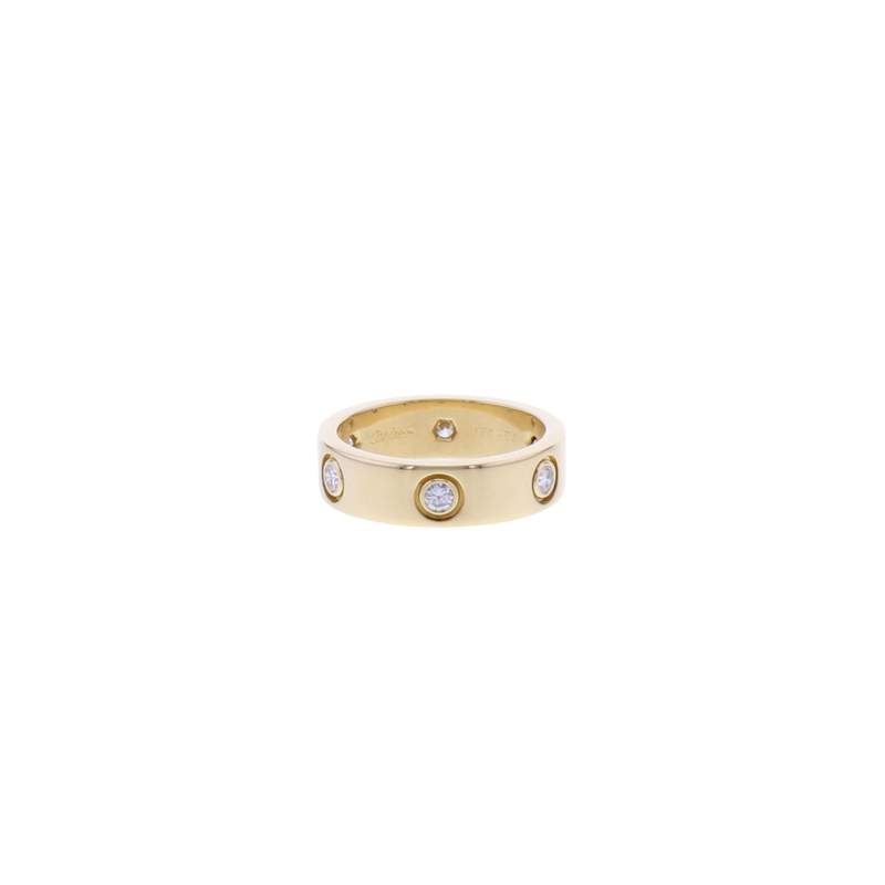 Bague d'occasion CARTIER Love 6 Diamants femme or jaune 750/1000 - vue D1