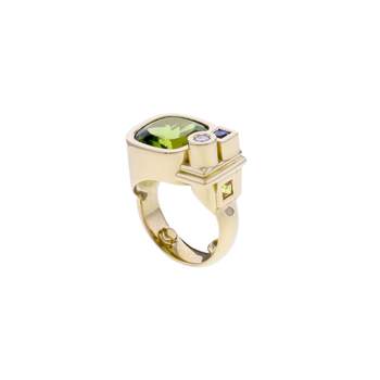 Bague d'occasion TOURNAIRE Villeroy femme or jaune 750/1000