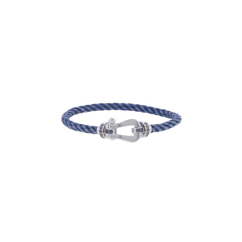 Bracelet d'occasion FRED Force 10 GM homme or blanc 750/1000 - vue 4