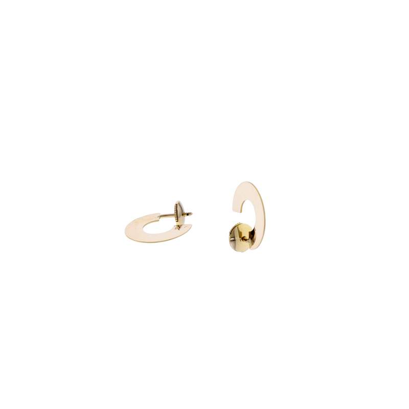 Boucles-oreilles d'occasion DINH VAN Cible or jaune 750/1000 - vue 1