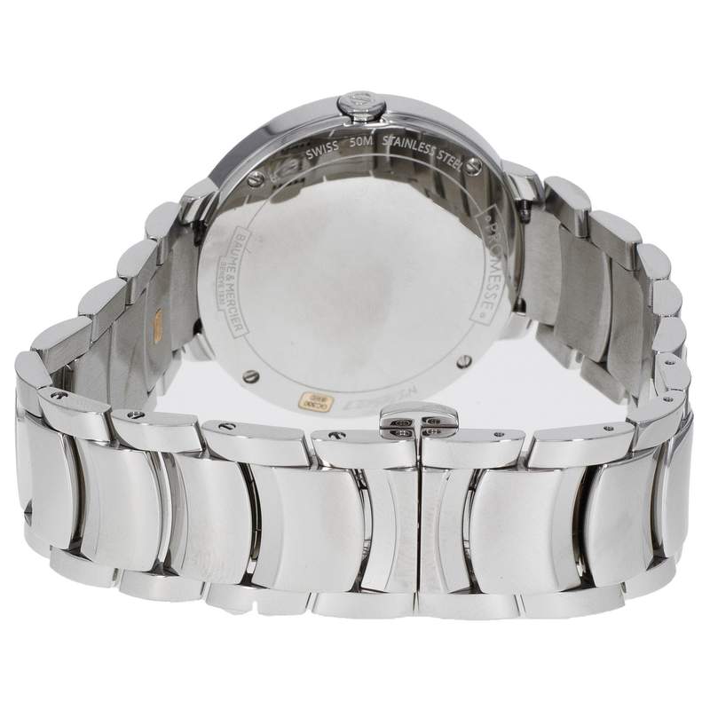 Montre d'occasion BAUME ET MERCIER Promesse Quartz femme quartz bracelet acier et plaqué or - vue 3