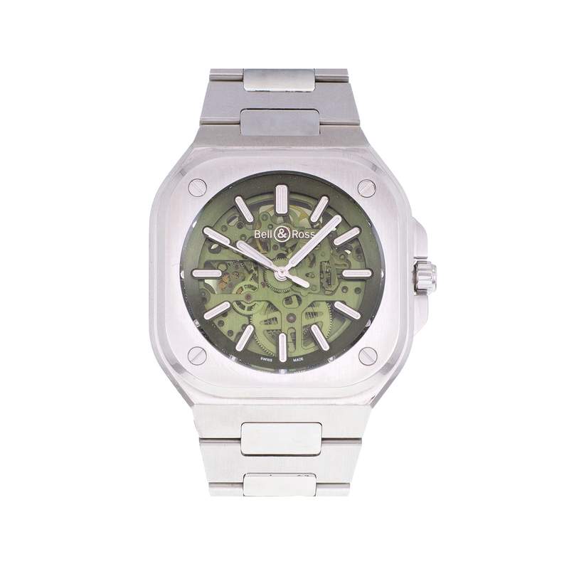Montre d'occasion BELL & ROSS BR-05 SKELETON homme automatique bracelet acier - vue 1