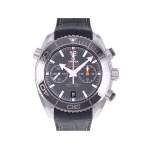 Montre d'occasion OMEGA Seamaster Planet Ocean 600m homme mouvement automatique certifié (cosc) bracelet cuir d'origine - vue 1