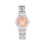 Montre d'occasion HERMES Clipper femme quartz bracelet acier - vue 1