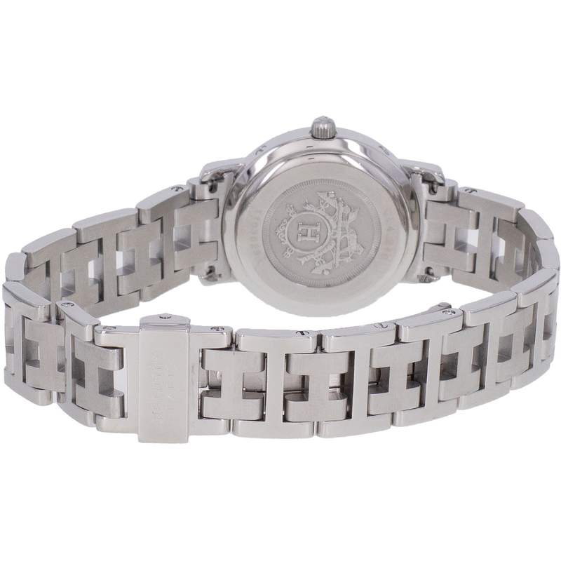 Montre d'occasion HERMES Clipper femme quartz bracelet acier - vue 3