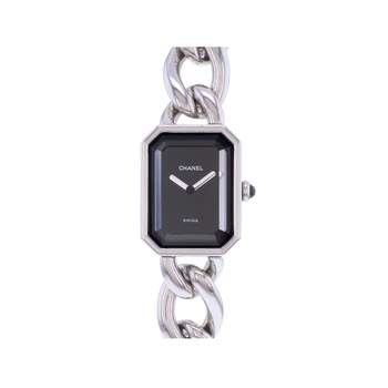 Montre d'occasion CHANEL Première L femme quartz bracelet acier