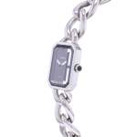 Montre d'occasion CHANEL Première L femme quartz bracelet acier - vue D2