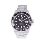 Montre d'occasion ROLEX GMT-Master II homme mouvement automatique certifié (cosc) bracelet acier - vue 1