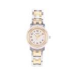 Montre d'occasion HERMES Clipper femme quartz bracelet acier et plaqué or - vue 1