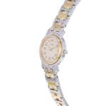 Montre d'occasion HERMES Clipper femme quartz bracelet acier et plaqué or - vue D2