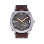 Montre d'occasion PANERAI Radiomir GMT Réserve de Marche homme automatique bracelet cuir d'origine - vue 1