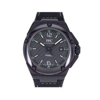 Montre d'occasion IWC Ingenieur Céramique Carbon homme automatique bracelet caoutchouc