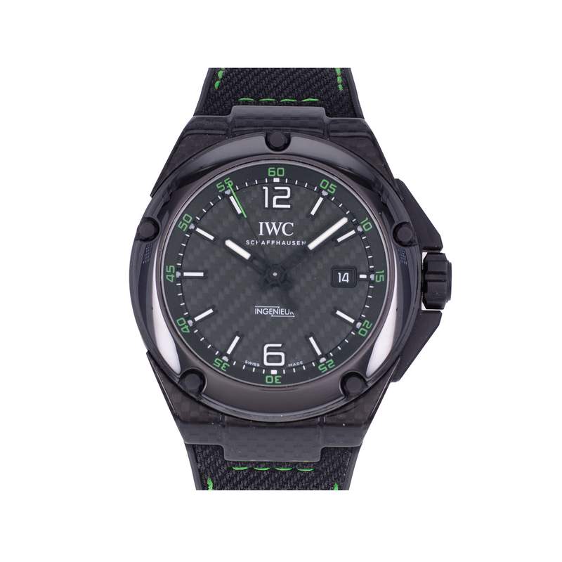 Montre d'occasion IWC Ingenieur Céramique Carbon homme automatique bracelet caoutchouc - vue 1