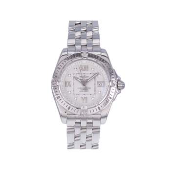 Montre d'occasion BREITLING Cockpit Lady Diamants femme quartz bracelet acier