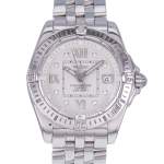 Montre d'occasion BREITLING Cockpit Lady Diamants femme quartz bracelet acier - vue D1