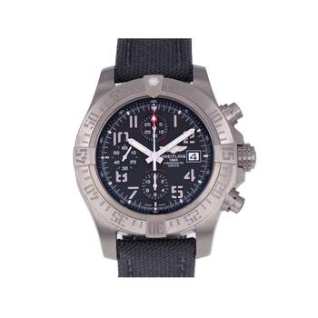 Montre d'occasion BREITLING Avenger Chronograph homme mouvement automatique certifié (cosc) bracelet textile