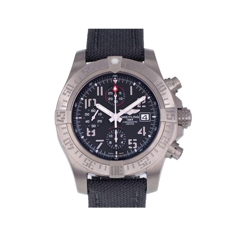 Montre d'occasion BREITLING Avenger Chronograph homme mouvement automatique certifié (cosc) bracelet textile - vue 1