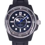 Montre d'occasion CHANEL J12 Marine 42 mm homme automatique bracelet caoutchouc - vue D1