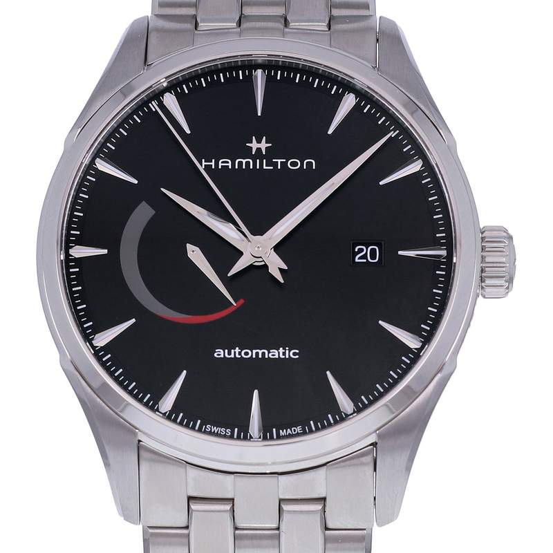 Montre d'occasion HAMILTON Jazzmaster Power reserve homme automatique bracelet acier - vue D1