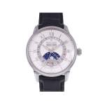 Montre d'occasion MAURICE LACROIX Masterpiece Phase de Lune homme automatique bracelet cuir d'origine - vue 1