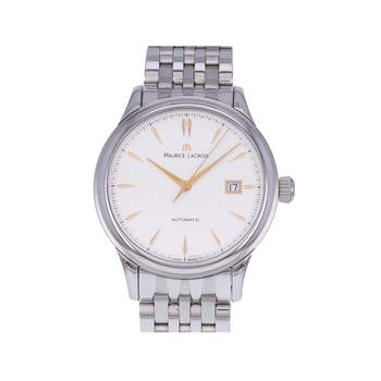 Montre d'occasion MAURICE LACROIX Classique Date homme automatique bracelet acier