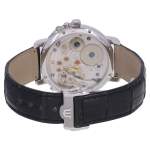 Montre d'occasion MAURICE LACROIX Masterpiece Lune Rétrograde homme mécanique bracelet cuir d'origine - vue 3