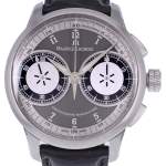 Montre d'occasion MAURICE LACROIX Masterpiece Chronographe homme mécanique bracelet cuir d'origine - vue D1