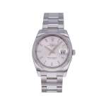 Montre d'occasion ROLEX Date mixte mouvement automatique certifié (cosc) bracelet acier - vue 1
