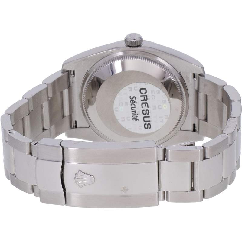 Montre d'occasion ROLEX Date mixte mouvement automatique certifié (cosc) bracelet acier - vue 3