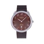 Montre d'occasion HERMES Arceau TGM homme automatique bracelet cuir cresus - vue 1