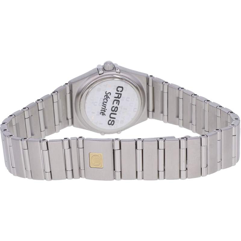 Montre d'occasion OMEGA Constellation femme quartz bracelet acier - vue 3