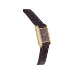 Montre d'occasion CARTIER Tank Must Vermeil femme mécanique bracelet cuir cresus - vue 2