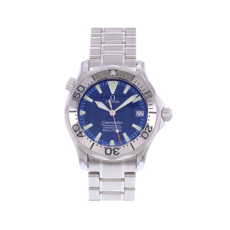 Montre d'occasion OMEGA Seamaster 300 Medium homme mouvement automatique certifié (cosc) bracelet acier - vue 1