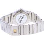 Montre d'occasion OMEGA Constellation femme quartz bracelet acier - vue 3