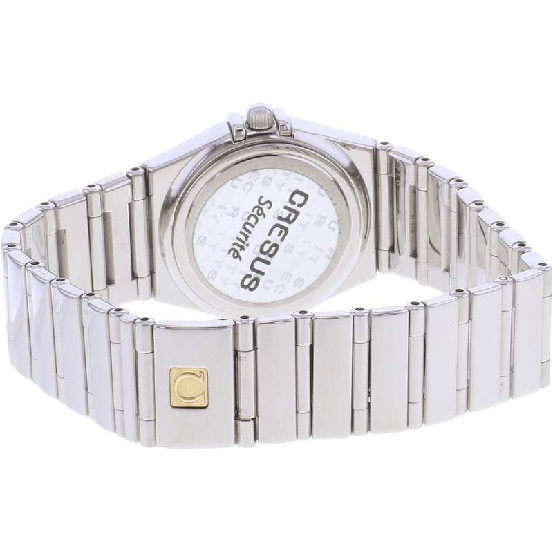 Montre d'occasion OMEGA Constellation femme quartz bracelet acier - vue 3
