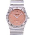 Montre d'occasion OMEGA Constellation femme quartz bracelet acier - vue D1