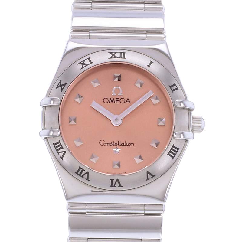 Montre d'occasion OMEGA Constellation femme quartz bracelet acier - vue D1
